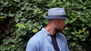 BLUE NOTE Denim Trilby Short Brim Hat Sun Protection Removable Band Beach  Festival Resort Summer Vacation Air Lightweight Spring LIGHT bLUE