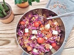 Salade De Lentilles Corail Au Chou Rouge Salade Lentilles Corail Recette Chou Rouge Salade De Lentilles