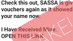 Check spelling or type a new query. Sassa Warns Of Online Food Voucher Scam Review