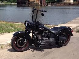 Harley Softail Fatboy Blackedout Apes Redline