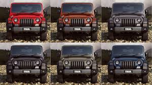 New Mahindra Thar 2020 All Colour Options Images Autobics Youtube