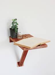 Poppytalk Diy Wall Mount Side Table Mesita De Noche Artesanal Mesa Montada En Pared Dormitorio Diy