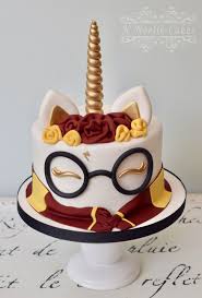 Birthday Cake Similar Foods Unicorn Harry Potter Theme Cake By K Noelle Cakes Not All Ovens Are The Same Dependin In 2020 Harry Potter Theme Cake Harry Potter Cake Harry Potter Birthday Cake