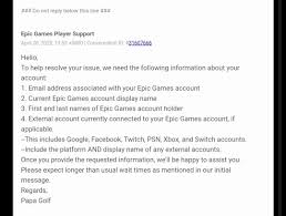 (1) the game of golf is the focus; So I Contacted Epic Games Support To Update My Country For My Epic Games Account And Got This Email Back Around 30 Hours Later It Seems Kinda Fishy And The Replier S Name