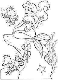 These spring coloring pages are sure to get the kids in the mood for warmer weather. Free Ariel Coloring Pages Ariel Coloring Pages Mermaid Coloring Book Disney Coloring Pages