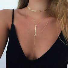 Metals Type Zinc Alloy Material Rhinestone Model Number Rhinestone Double Choker Necklace Type Chok Crystal Choker Necklace Gift Necklace Chain Choker Necklace