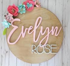 Nursery Nursery Decor Nursery Sign Girls Room Baby Girl Name Sign Wood Sign Name Cutout Baby Names Nursery Signs Baby Name Signs Wood Nursery