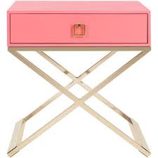 Safavieh Zarina Modern Cross Leg Side Table Black 310 Liked On Polyvore Featuring Home Furnitu End Tables End Tables With Storage Side Table With Storage