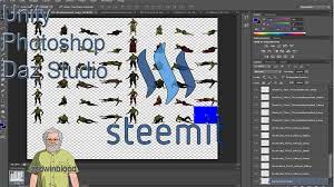 How to make realistic shadows in photoshop technique that you probably don't know. Unity Making Sprite Sheets Using Photoshop Daz Studio And Unity Game Development Art Part 1 Steemit