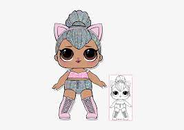 Mga also owns little tikes. Kitty Queen Coloring Page Lol Surprise Doll Kitty Queen Transparent Png 403x550 Free Download On Nicepng