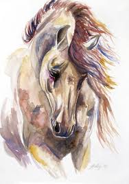 New Art Prints Society6 Horse Art Print Watercolor Horse Horse Art