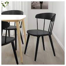 Omtanksam Chair Anthracite Ikea Ikea Dining Chair Dining Chairs Dining Chairs With Arms