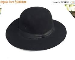 Vintage Black Fur Felt Hat Parson S Hat Galero Padre Priest Pastor Minister Missionary Quaker Amish Hat Amish Hat Felt Hat Vintage Black