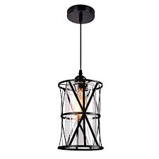 Ceiling lights for the kitchen. Hmvpl Pendant Lighting Fixtures Black Farmhouse Hanging Chandelier Lights With Glass Shade Mini Industrial Ceiling Lamp For Kitchen Island Dining Room Over Sink Hallway Bedroom Buy Online In Bosnia And Herzegovina At