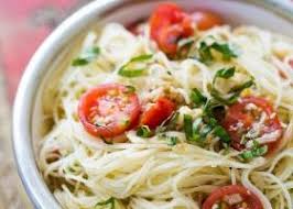 The extremely fine pasta is excellent with light, delicate sauces as well as seasonal fresh vegetables. Spaghetti With Mussels Capers Olives And Cherry Tomatoes Tesco Recipe