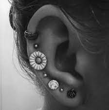 I D Want 5 Cartilage Piercings On Each Ear Then Maybe A 00 Gauge At The Bottom Mother Would Not Approve Cute Piercings Ear Piercings Piercings