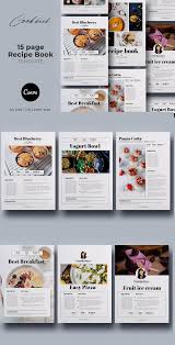 Canva Recipe Book On Behance Recipe Book Templates Recipe Book Design Cookbook Design
