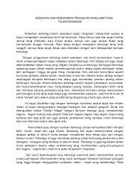Kepentingan pergabungan teknologi maklumat dalam merancang dan melaksanakan pengajaran dan pembelajaran dalam pendidikan bahasa melayu. Doc Kebaikan Dan Keburukan Teknologi Maklumat Dan Telekomunikasi Mimi Masyana Abdul Illah Academia Edu