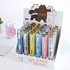 We Bare Bears Series 3 Gel Pen 5mm Black P5864w Etsy In 2020 We Bare Bears Stationery School Stationery Supplies