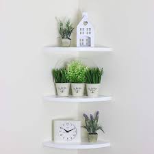 Floating shelf kit 24 in. Set Of 3 Corner Floating Shelves With Concealed Hardware Wall Mounted Storage Rack Bookshelves Home Furniture Office Decor White Walmart Com Walmart Com