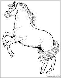 They will provide hours of coloring fun for kids. Rearing Horse Coloring Page As You Know Coloring Is Essential To The Overall Development Of A Child Horse Coloring Books Horse Coloring Pages Horse Coloring