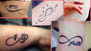 Tattoos on wrist names with designs. Infinity Tattoo Ideas For Men Women Infinity Tattoo On Wrist Neck Foot Hands Fashion Wing Youtube