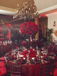 It's no secret that this particular bud is a favorite among couples—it appears in most. Beautiful Red Rose Victorian Themed Wedding Red Wedding Decorations Red Roses Centerpieces Red Wedding Theme