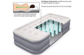 8 Soarz Xl Inflatable Twin Air Mattress For Guests Camping Twin Air Mattress Mattress Air Mattresses