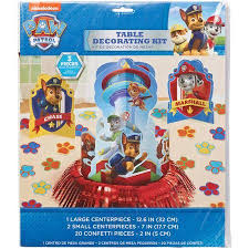 Paw Patrol Table Decorating Kit Walmart Com Paw Patrol Birthday Paw Patrol Small Centerpieces