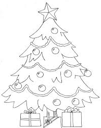 Arbol De Navidad Para Colorear Con Regalos