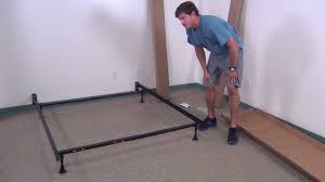 Full metal bed frame with headboard assembly | how to put together a metal bed frame. Steel Frame Assembly Youtube