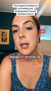 We really need and deserve more adequately trained clinicians. They really  don’t understand what Autism is and how it impacts someone.  #actuallyautistic #autistictherapist