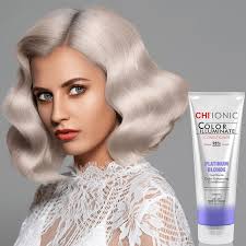 See the rest of our platinum blonde hair collection by clicking the link. Chi Ionic Color Illuminate Conditioner Platinum Blonde Chi Haircare