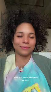 Cutting Pineapple Girl with Hlack Hair