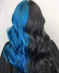 Pin By Karina De On Split Hair Hair Inspo Color Pretty Hairstyles Hair Color Blue