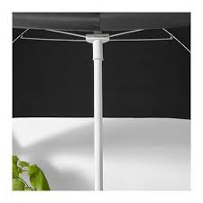 Bramson Fliso Parasol With Base Black Ikea Ireland Sonnenschirm Ikea Schirm