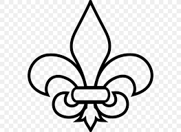 Our just peel & stick, easy to apply sticker. Fleur De Lis New Orleans Saints Drawing Clip Art Png 570x598px Fleurdelis Area Black Black And