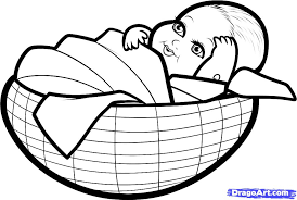 Image Result For Baby Wrapped In Blanket Cartoon Line Drawing Drawings Baby Drawing
