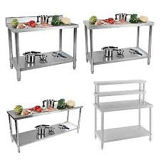 Edelstahl Gastro Arbeitstisch Tisch Edelstahltisch Aufkantung Stahltisch Aufsatz Cocina Industrial Cocinas De Restaurantes Equipos De Cocina