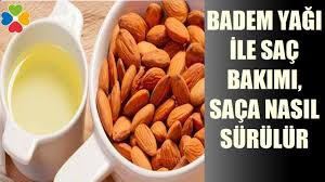 Badem Yagi Saca Nasil Surulur Ve Sac Bakimi Nasil Yapilir Youtube