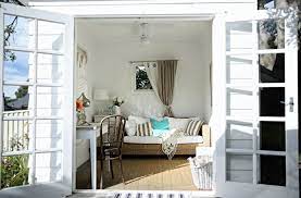 Beach Cottage Coastal Nautical Summer House Makeover On A Budget Summer House Interiors Summer House Beach House Decor