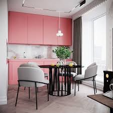 Pink kitchen ideas and designs. 25 Pink Kitchens That Are Totally Adorable Shelterness