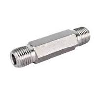 FITOK 316 Stainless Steel Hex Long Nipple 1/2 Male NPT 4 in Overall Length
