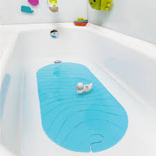 Use the tub and shower walls to your advantage. Boon Ripple Bath Mat Babyroad