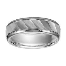 Triton Mens 7 0mm Comfort Fit Waves Tungsten Carbide Wedding Band Zales Tungsten Carbide Wedding Bands Tungsten Wedding Bands Tungsten