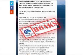 Proposal kegiatan idul adha 2011. Bantuan Obat Ivig Gratis Bagi Tenaga Kesehatan Cek Faktanya Republika Online