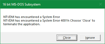 Dos Edit Com Crashes With Error 4001h When Launched In Terminal 1 8 Issue 10405 Microsoft Terminal Github