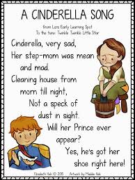 Cinderella Poem To The Tune Twinkle Twinkle Little Star Fairy Tales Kindergarten Fairy Tales Preschool Fairy Tales Lesson Plans