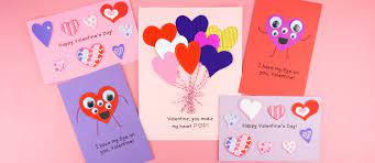 All you need is some paper, glue, and pen. 6 Easy Ways To Make A Heart Valentine Card For Kids Fun365