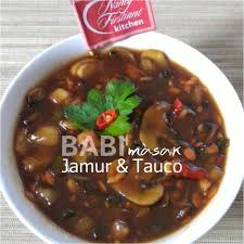 Cara membuat tumis taoge ini simpel dan cepat. Resep Babi Jamur Tauco Oleh Nancy Firstiant S Kitchen Resep Resep Masakan Indonesia Resep Makanan Makanan